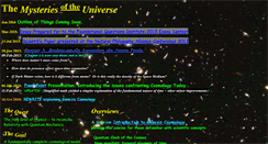 Desktop Screenshot of mysteriesoftheuniverse.info